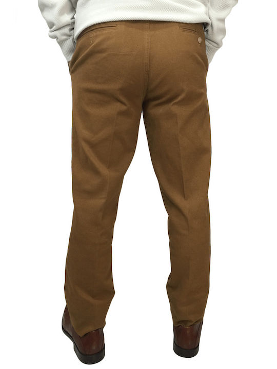 Freeman Clothing Pantaloni pentru bărbați Chino Camel