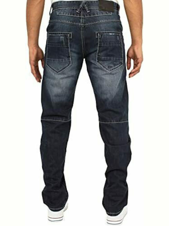 Eto Jeans Ανδρικό Παντελόνι σε Tapered Γραμμή Blue