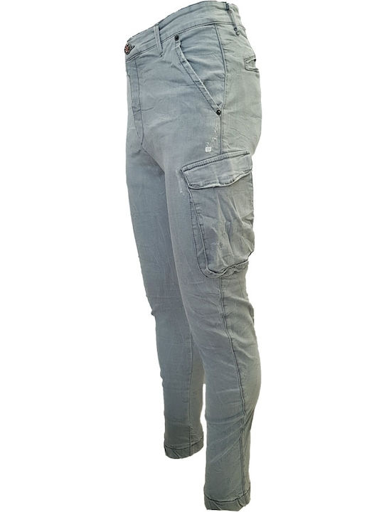 Damaged Jeans Men's Jeans Pants Grey