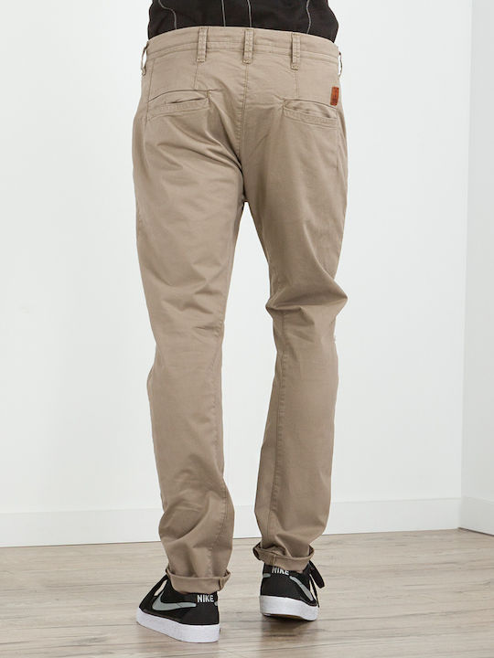 Παντελόνι Chino Ελαστικό σε Slim Εφαρμογή Μπεζ