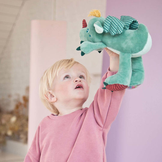 Lilliputiens Baby Toy Dragon made of Fabric with Music and Sounds for 9++ Months