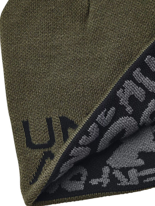 Under Armour Halftime Knitted Reversible Beanie Cap Khaki