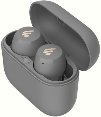 Edifier X3 Lite Earbud Bluetooth Handsfree Ακουστικά με Αντοχή στον Ιδρώτα και Θήκη Φόρτισης Γκρι