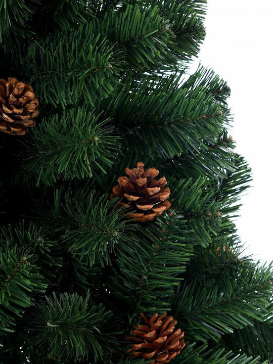 Christmas Tree with Pinecones 210cm with 550 Branches