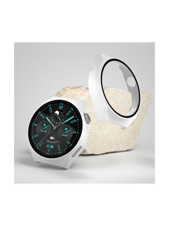 Carcasă de Plastic în culoarea Alb pentru Huawei Watch GT 3 Pro 46mm - Ceas Huawei GT 3 Pro 46mm