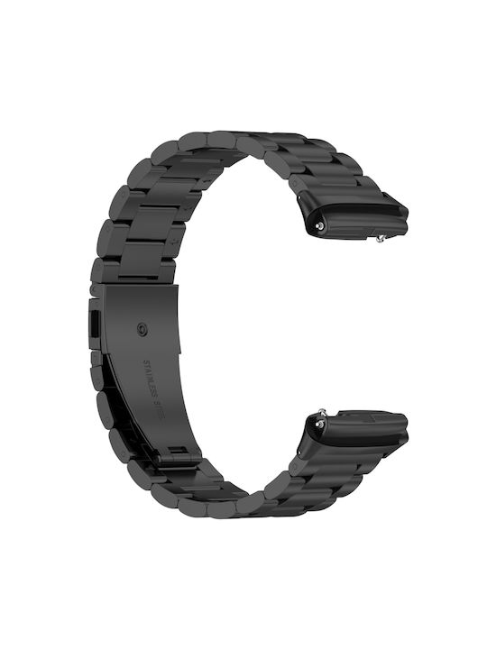Lite Three Bead Λουράκι Ανοξείδωτο Ατσάλι Μαύρο (Redmi Watch 3 Active)