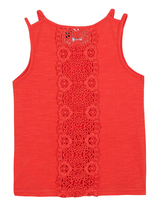 3 Pommes Kids Blouse Sleeveless Red