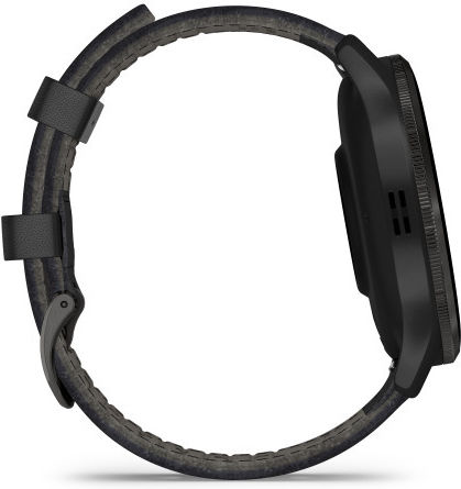 Garmin Venu 3 Stainless Steel 45mm Waterproof Smartwatch with Heart Rate Monitor (Slate with Black Leather)