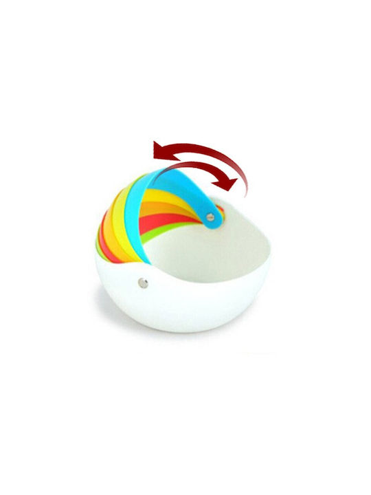 Shape Plastic Salad Bowl Multicolour 15x15cm