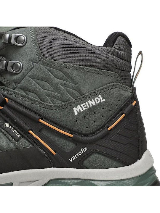 Meindl Top Men's Hiking Waterproof Boots With Gore-Tex Membrane Green