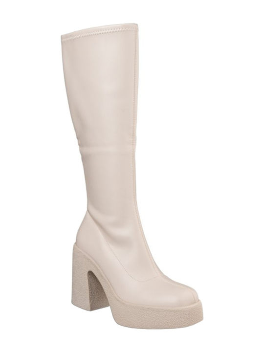 Envie Shoes Women's Boots Beige