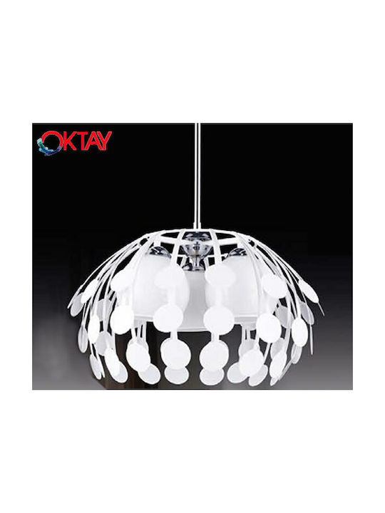 Oktay Pendant Light Three-Light Silver