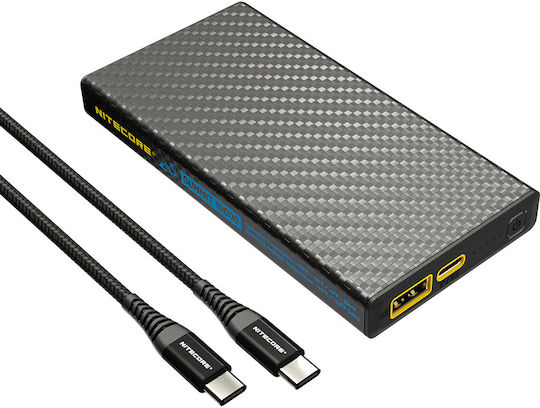 NiteCore Summit 10000 Power Bank 10000mAh Power Delivery Μαύρο