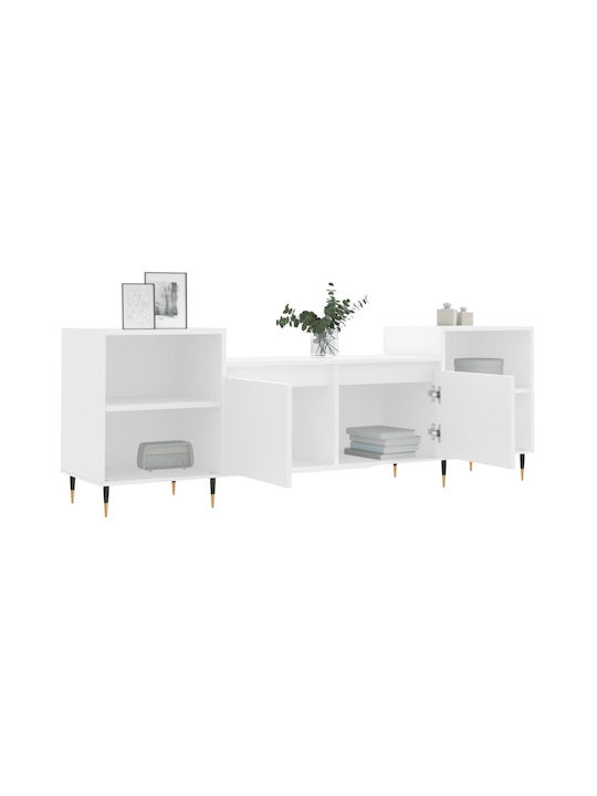 TV Stand White 160x35x55cm