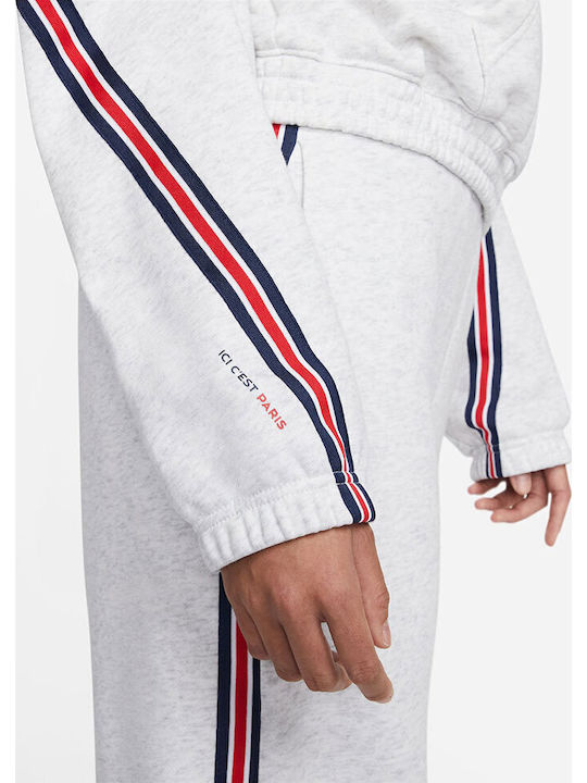 Paris Saint Germain Women's Sweatshirt Hooded White
