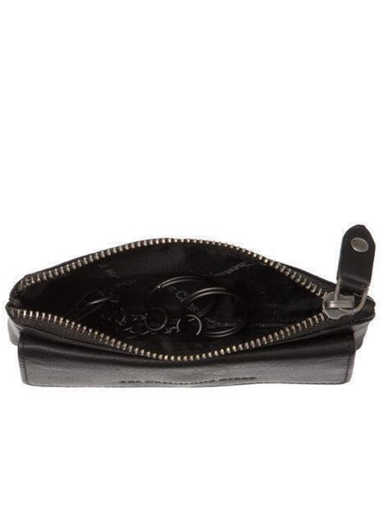 The Chesterfield Brand Titularul cheii Portofel Din Piele Negru