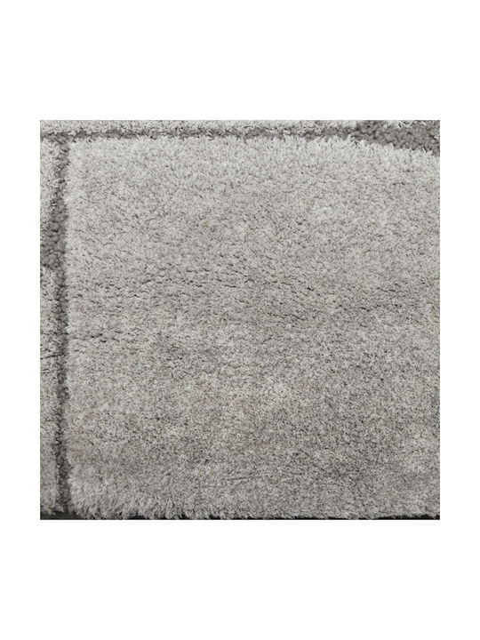 Soft Touch Rug Rectangular Grey