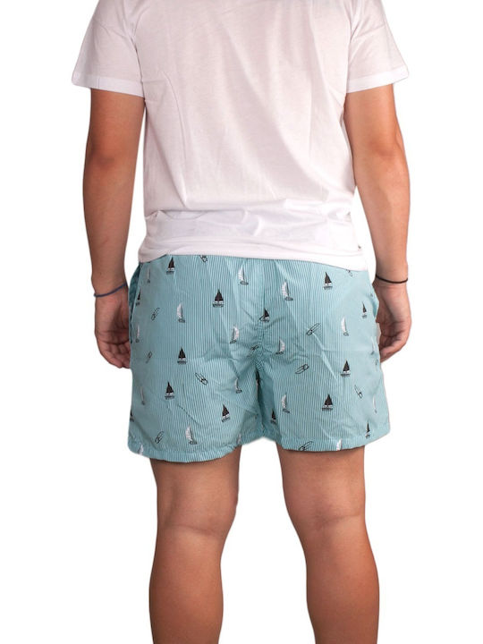 Closet22 Men's Swimwear Shorts Light Blue