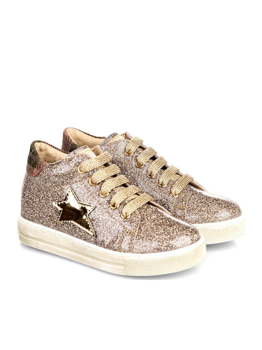 Falcotto Παιδικά Sneakers High Χρυσά Falcotto Παιδικά Sneakers High Χρυσά