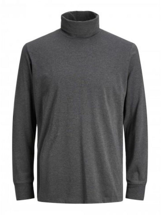 Projekt Produkt Men's Athletic Long Sleeve Blouse Dark Grey