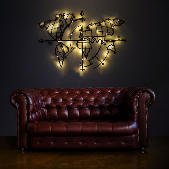 World Dekorative Lampe Schwarz