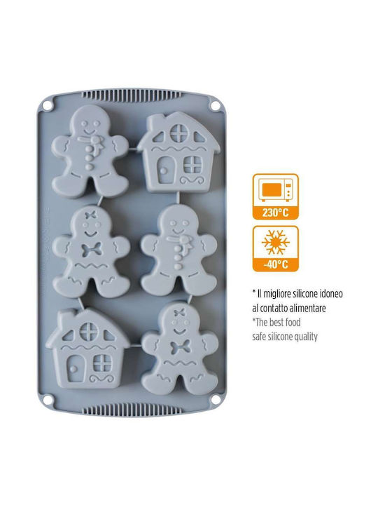 Decora Silicone Chocolates 6 Cups Baking Pan 30x17x3cm