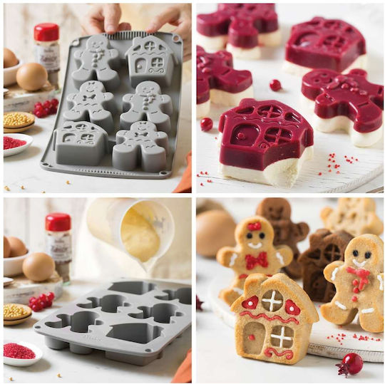 Decora Formă de Patiserie Bomboane de Ciocolată din Silicon 6 Locuri 30x17x3buc 1buc