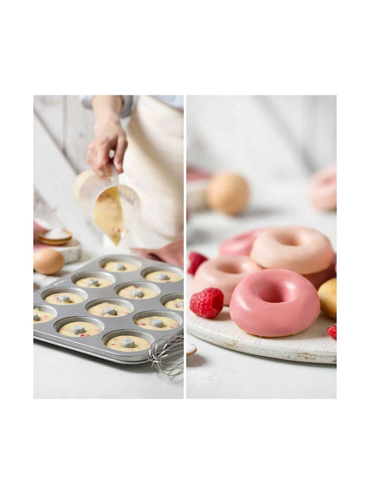 Decora Non-stick Aluminum Cupcakes & Muffins 12 Cups Baking Pan 7x7cm