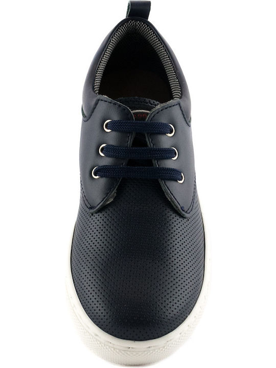 Boys Moccasins with Laces Blue