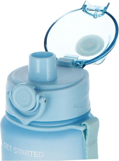 Akuku Starpak Sticlă Pentru Copii Din Plastic Cu Capac Pop-Up 750ml