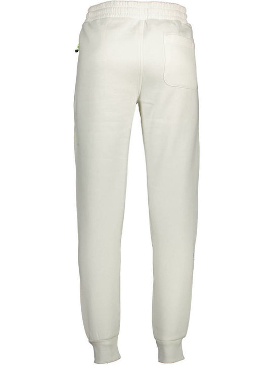 Squola Nautica Italiana Herren-Sweatpants Fleece White.