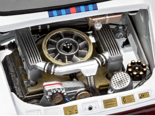 Revell Porsche 934 RSR "Martini" Figurină de Modelism Mașină 104 Piese la Scară 1:24 17.9x8.4x5.7cm.