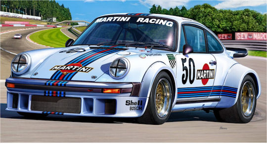 Revell Porsche 934 RSR "Martini" Figurină de Modelism Mașină 104 Piese la Scară 1:24 17.9x8.4x5.7cm.