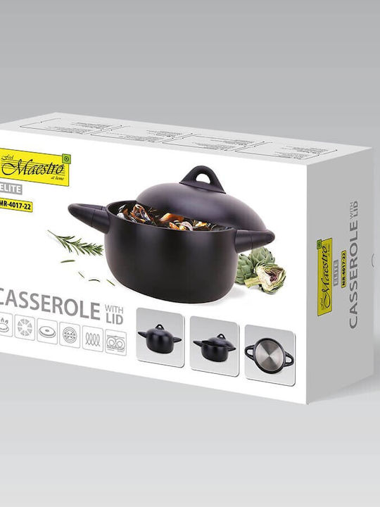 Maestro Pot Deep Pot made of Aluminum 4lt / 22cm