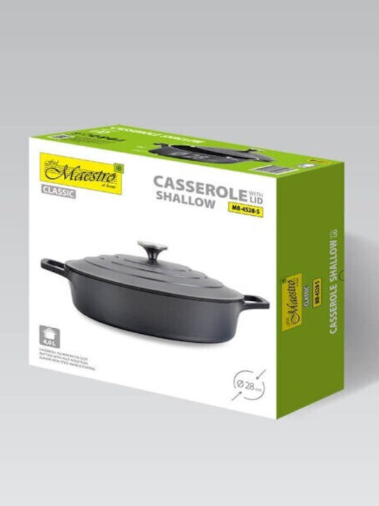 Maestro Maestro Pot Ρηχή Κατσαρόλα από Aluminium 4lt / 28cm