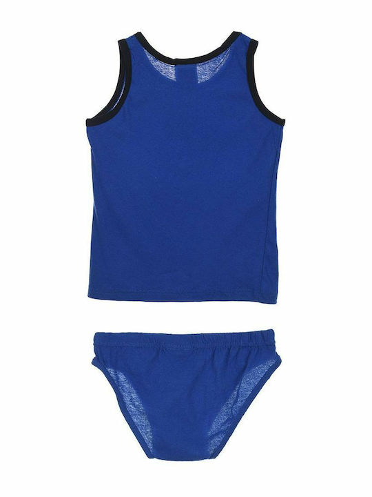 Sun City Power Rangers Kids' Set with Undershirts Colour Blue