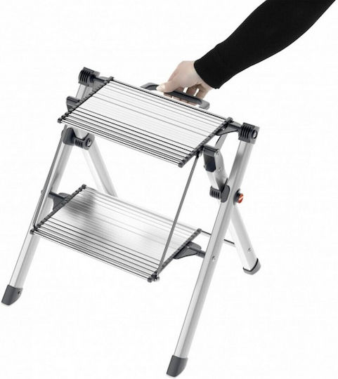 Hailo Mk80 Cl Trittleiter Aluminium 2 Stufen