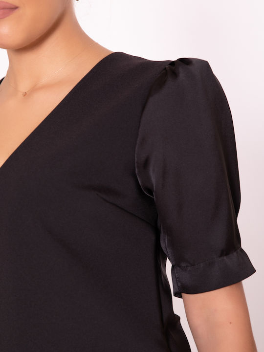 Twenty 29 Women's Blouse with 3/4 Sleeve Black