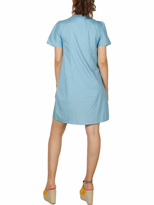 Summer Mini Dress Blue