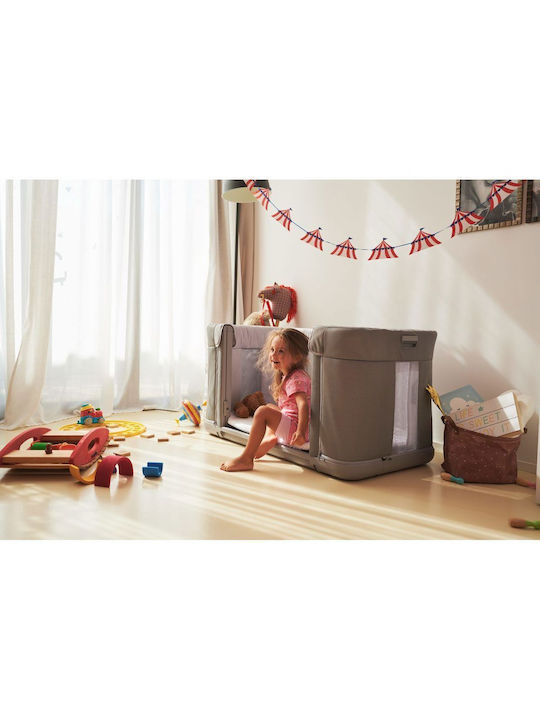 Chicco Cradle Next2Me Forever with Mattress and Wheels Honey Beige