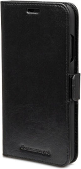Xqisit Книга Кожа Черен (iPhone X / XS)