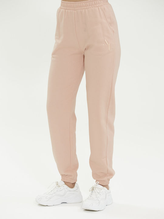 Athlecia Pantaloni de trening pentru femei cu cauciuc Peach Whip