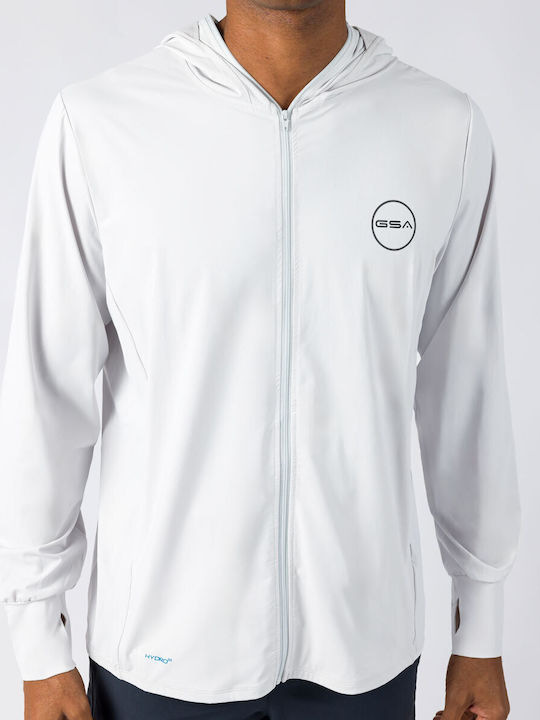 GSA Performance Men's Sweatshirt with Hood white