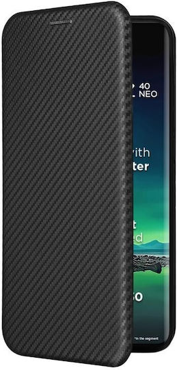 Carbon Fiber Buchen Sie Schwarz (Motorola Edge 40 Neo)
