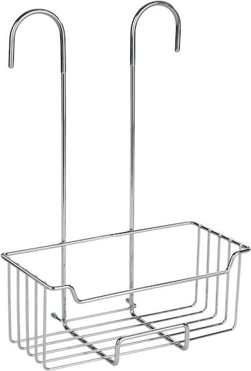 Wenko Wall Mounted Bathroom Shelf Inox 25x36x14cm Blue