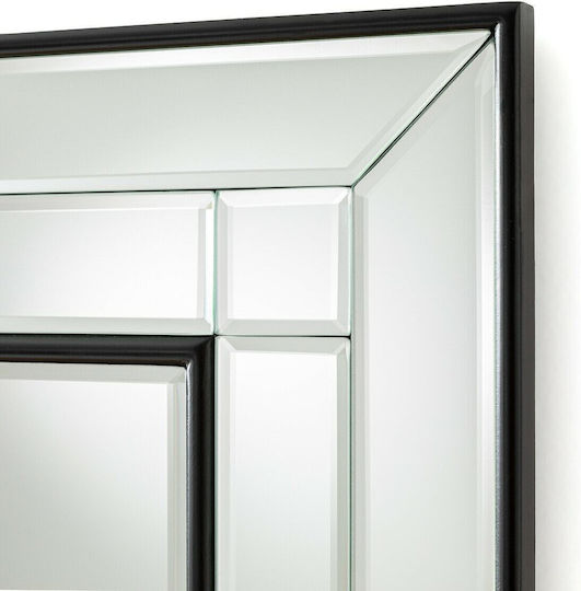 La Redoute Interieurs Oglindă de Perete cu Negru Ramă din Lemn 90x132cm 1buc