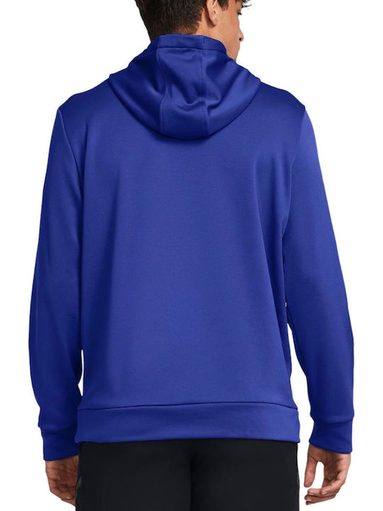 Graphic Hanorac Fleece Albastru