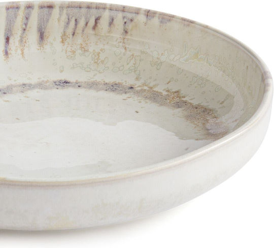 Am.Pm Teller Suppe Keramik Weiß mit Durchmesser 21cm 4Stück