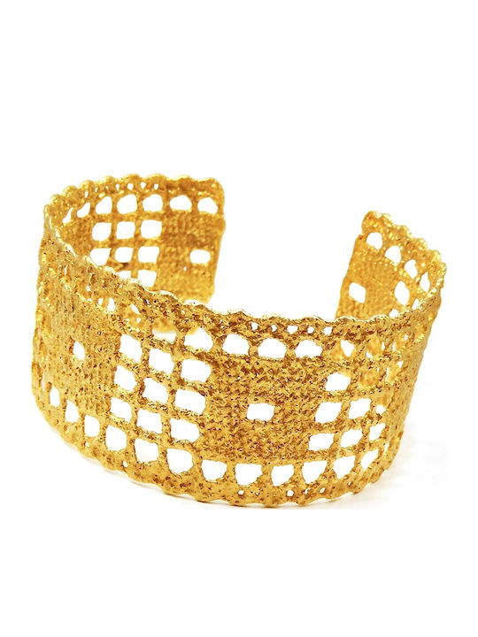 Polytimo Damen Armband aus Messing Vergoldet