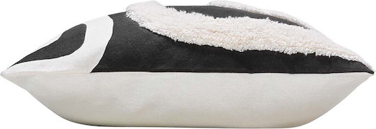 Dekorativer Kissenbezug L-c Mirade aus 100% Baumwolle Schwarz 40x40cm